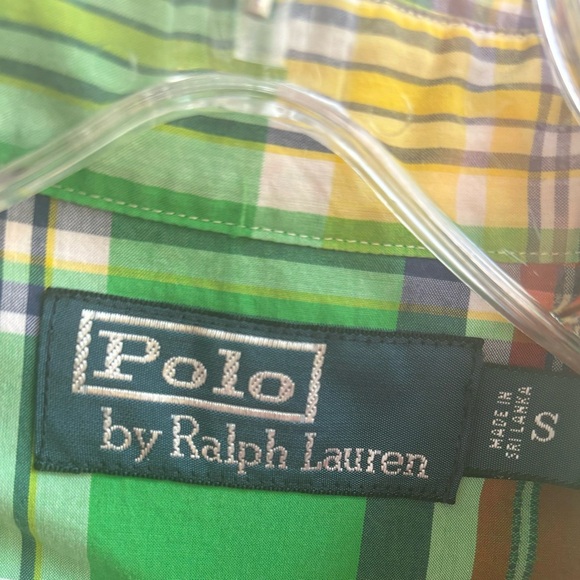 Polo Ralph Lauren men’s Western snap button down shirt size S color green. - Picture 10 of 14